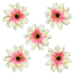5 FLOR DE GERBERA BLANCA COMBINADA