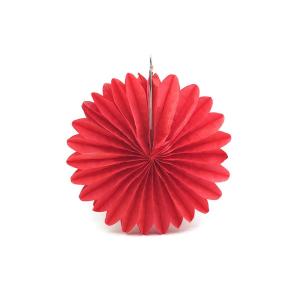 ABANICO 20CM ROJO