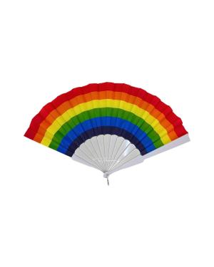 ABANICO ARCOIRIS 42 X 23CM