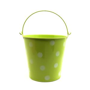 BALDE C/LUNARES 15X11X14CM VERDE.M