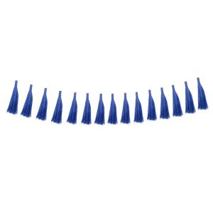 BANDERIN DE FLECOS LISO 4,2M - AZUL