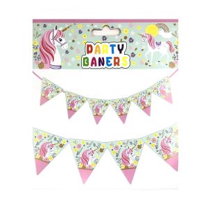 Bander&iacute;n Unicornio Glam