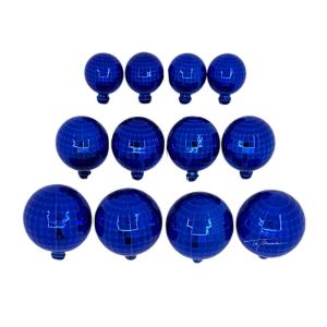 BOLA DISCO DECORATIVA TUR 3CM 4CM Y 5CM X 12 UN