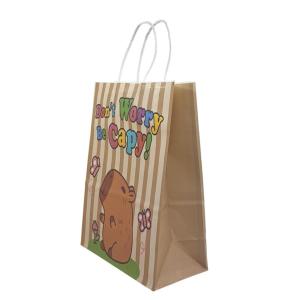 BOLSA CAPIBARA 18,5X9,5X25,5CM C/MARIPOSAS