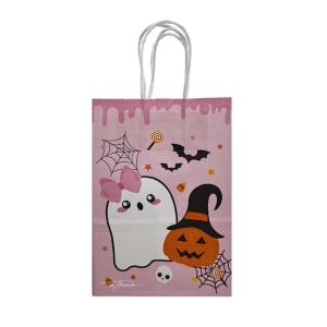 BOLSA CON ASA ROSADA C/FANTASMITAS