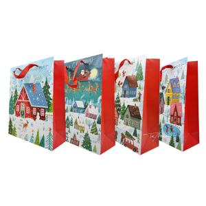 BOLSA DE REGALO NAVIDEÑA CASA/RENO