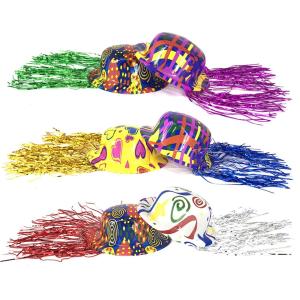 BOMBIN ESTAMPADO C/PELO MET 50UN