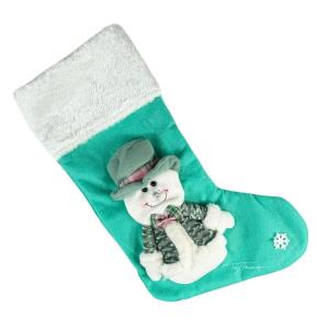 BOTA NAVIDENA MUNECO NIEVE 45CM