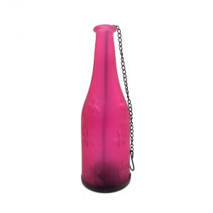 Botella Porta Vela para Colgar
