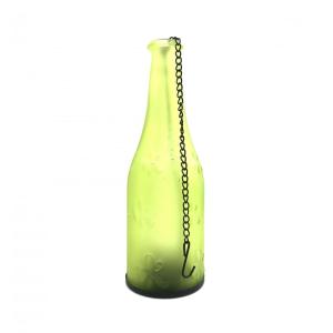 BOTELLA PORTA VELA  -VERDE