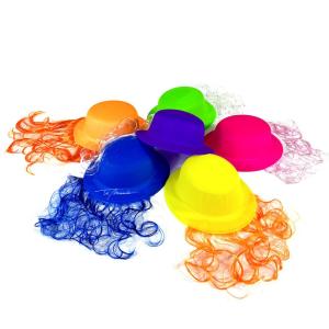 Bombín Fluo con Pelo