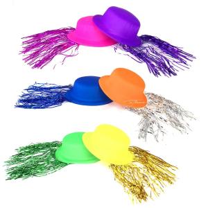 Bombín Fluo con Pelo Metalizado