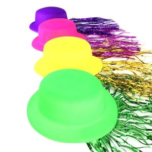 Bombín Fluo con Pelo Metalizado