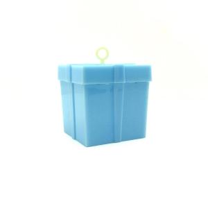 CAJA DE REGALO PESA PARA GLOBOS CELESTE