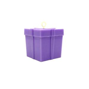 CAJA DE REGALO PESA PARA GLOBOS LILA