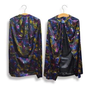 CAPA BRUJA MULTICOLOR 90CM