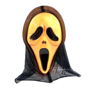 CARETAS MASCARA SCREAM NARANJA