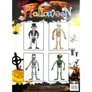 CARTEL ARTICULADO CALAVERA 85 CM-CON LENGUA