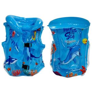 CHALECO BAJO EL MAR CELESTE TALLE L