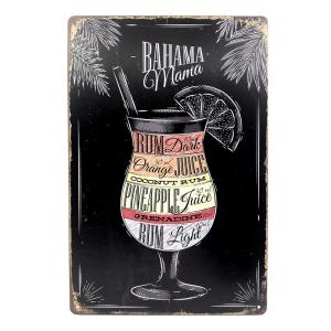 CHAPA "BAHAMA MAMA" 20 X 30 CM