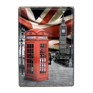 Chapa con Relieve London