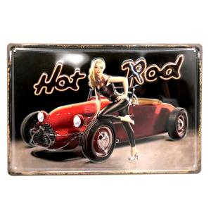 Chapa con Relieve Hot Rood