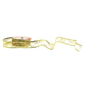 CINTA 2.5 CM 9.14 MTS-DORADO