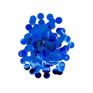 CONFETTI METALIZADO PARA GLOBOS AZUL