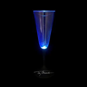 COPA LED CHAMPAGNE BASE NEGRA