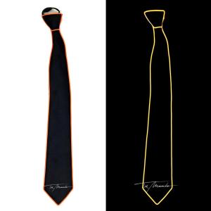 CORBATA LED NARANJA