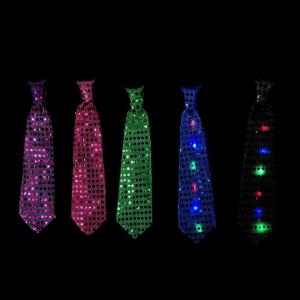 CORBATA LED VERDE