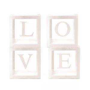CUBO BLANCO LOVE 30X30X30CM