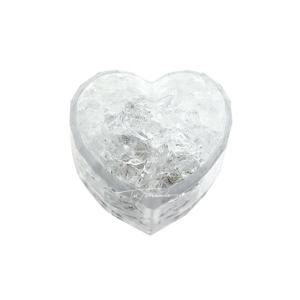 CUBO DE HIELO CORAZON LED