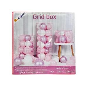 CUBO REJILLA ROSADO X3UN
