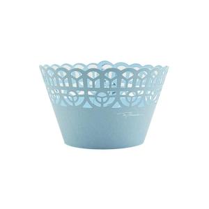 CUBRE CUPCAKE 10 UNIDADES - CELESTE
