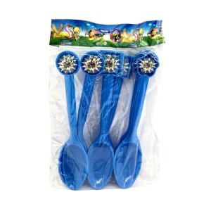 CUCHARA DESCARTABLE CELESTE 15 CM 12U