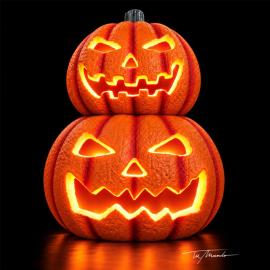 Calabazas Sonrisas Tenebrosas