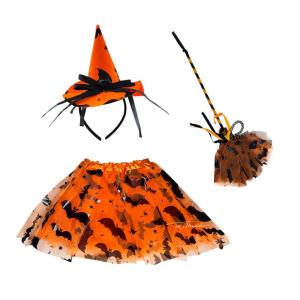 DISFRAZ BRUJITA NARANJA 30CM