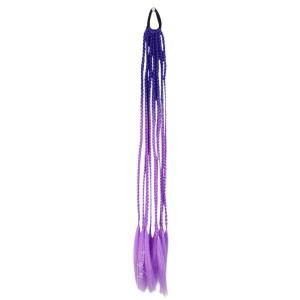 EXTENSION DE CABELLOS CON TRENZAS VIO-DEGRADE