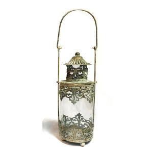 FAROL 39 X 11 CM DORADO