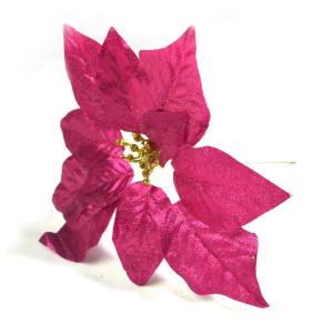FLOR C/BRILLANTINA EN EL BORDE
