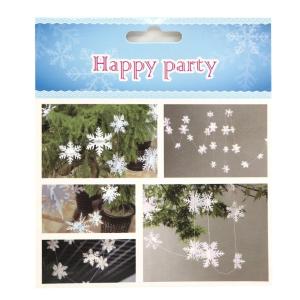 G. COPOS DE NIEVE TRIDIMENCIONAL CELESTE