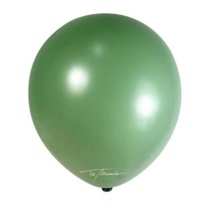 GLOBO  R18"  PERLADO X  5 UN VERDE MENTA