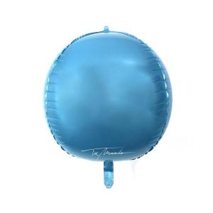 GLOBO  4D METALIZADO 22" 56 CM-CELESTE