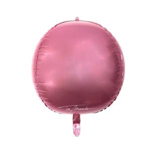 GLOBO  4D METALIZADO 22" 56 CM-ROSA