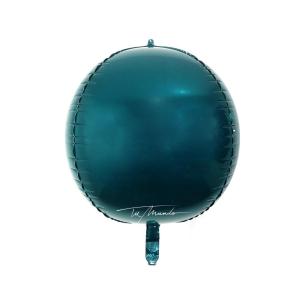 GLOBO  4D METALIZADO 22" 56 CM -PETROLEO