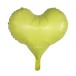 GLOBO CORAZON 50 CM VERDE LIMON