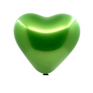 GLOBO CORAZON GEMSTONE X 10 U-VERDE