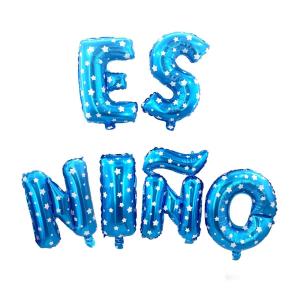 GLOBO METALICO ES UN NINO