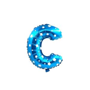 GLOBO METALICO   LETRAS  CELESTE C